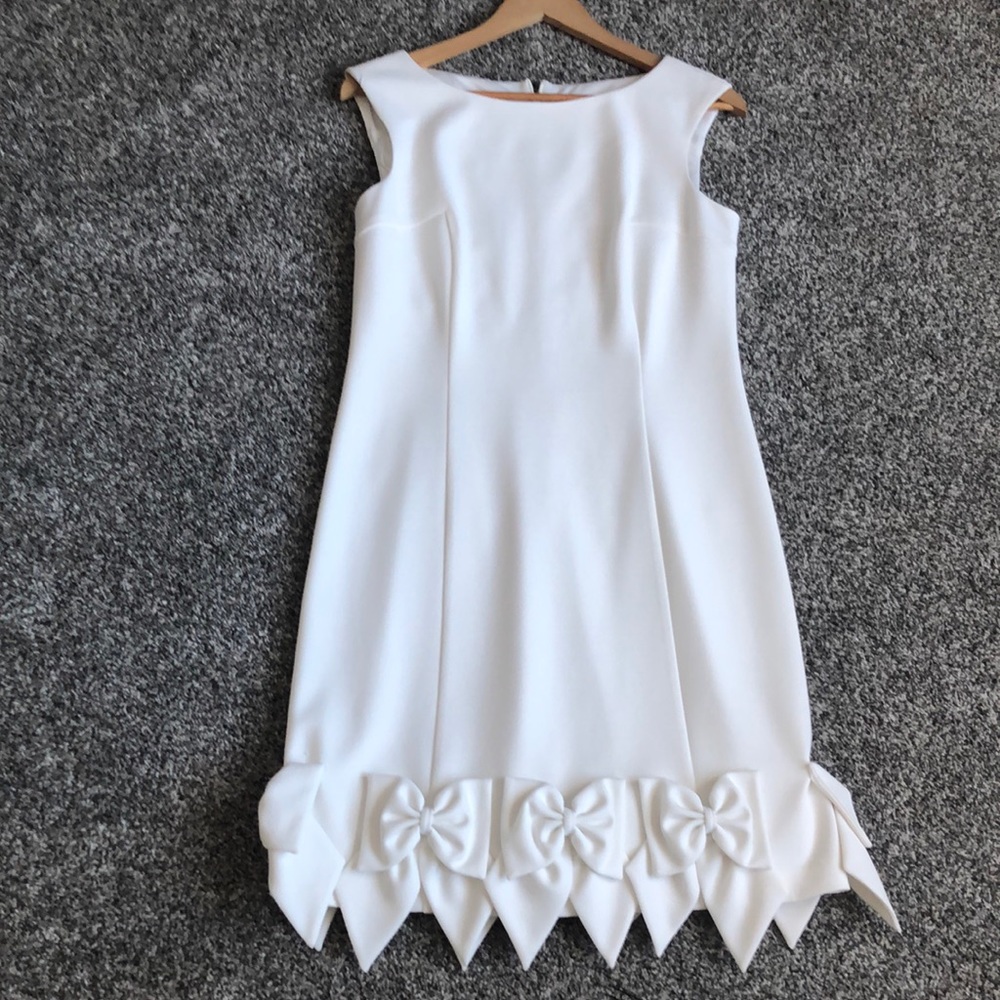 Eliza J White Sleeveless Wedding Dress